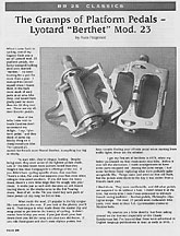 Lyotard Berthet Model 23 Pedal